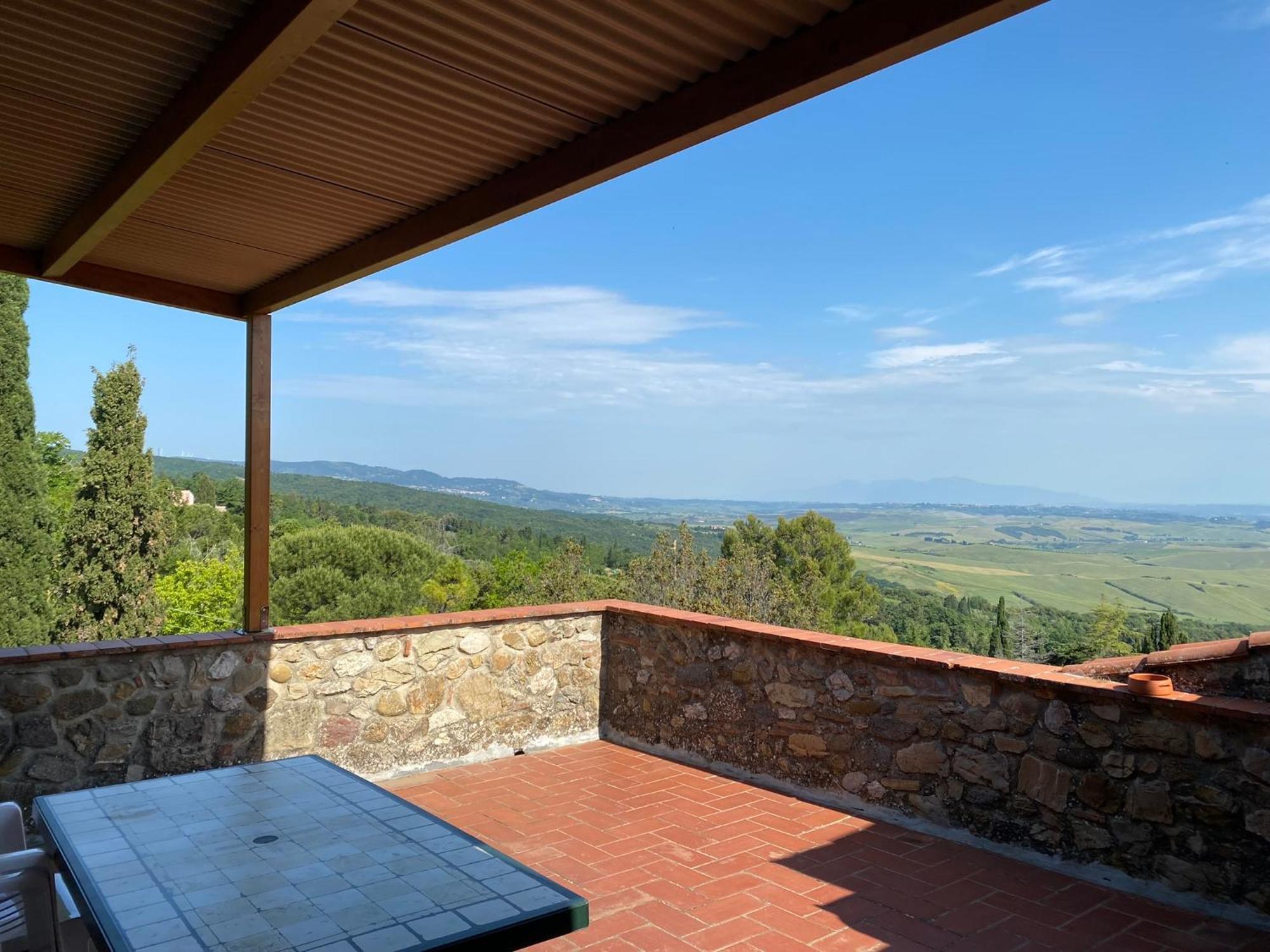 La Ginestra - Terrazza Apartamento Orciatico Exterior foto